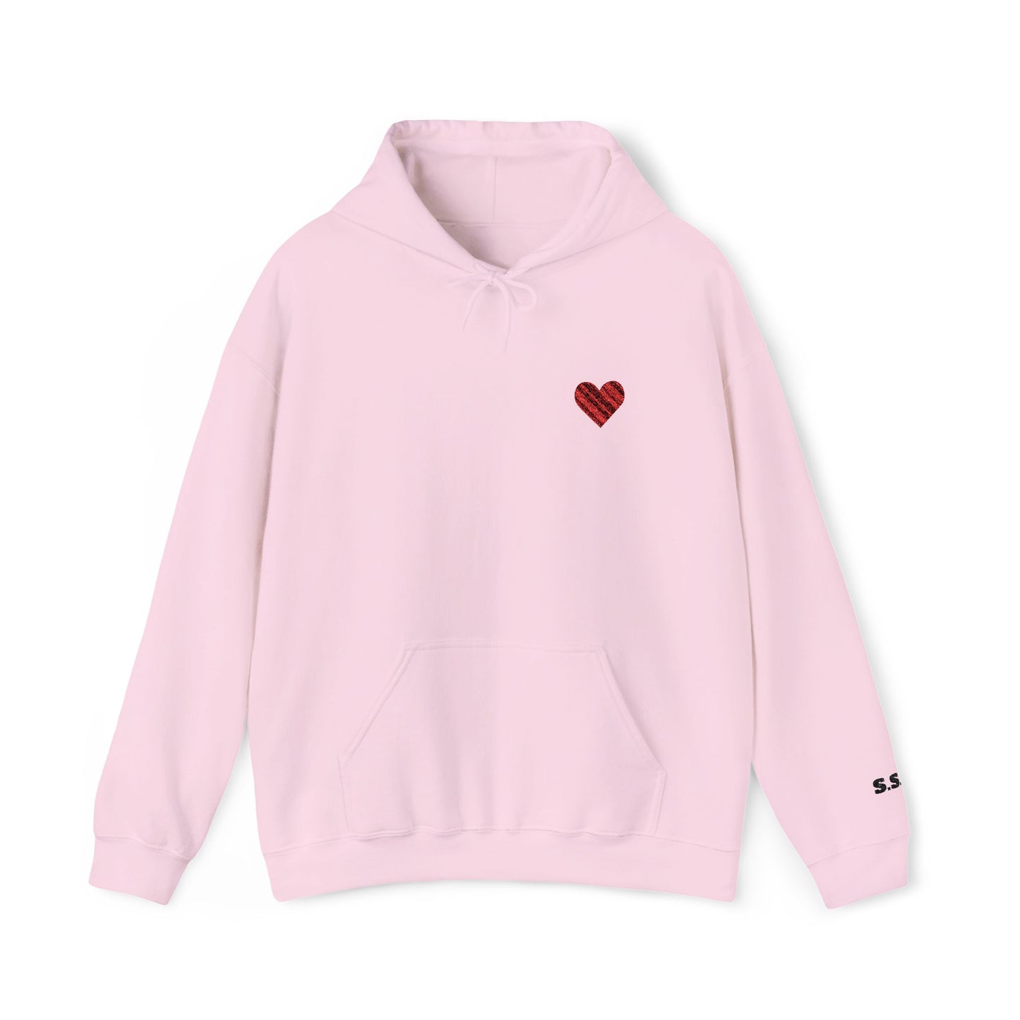 Unisex Heavy Blend™ Hooded Sweatshirt With Customizable Left Wrist Initials