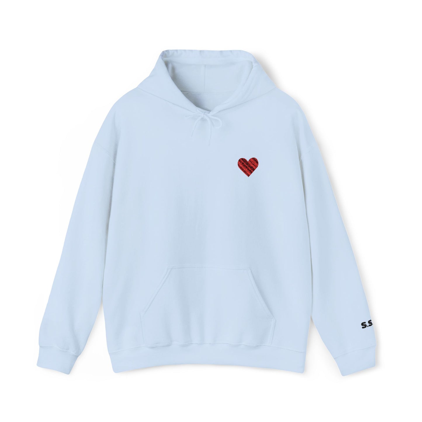 Unisex Heavy Blend™ Hooded Sweatshirt With Customizable Left Wrist Initials