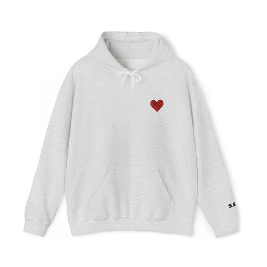 Unisex Heavy Blend™ Hooded Sweatshirt With Customizable Left Wrist Initials